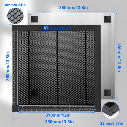 Laservii Aluminum Laser Cutting Honeycomb Workbench Table