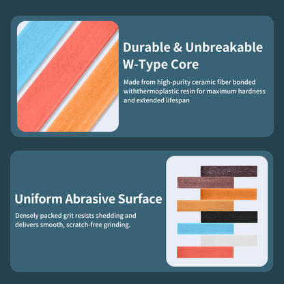 Laservii Ceramic fiber grinding strips (5 pcs)